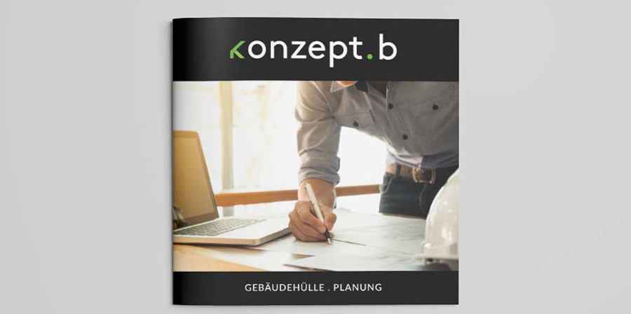 konzept.b — Brochure cover