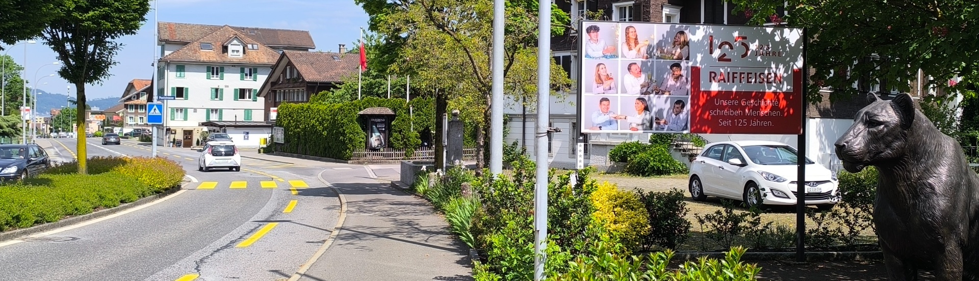 125 Jahre Raiffeisen — Out-of-home billboard
