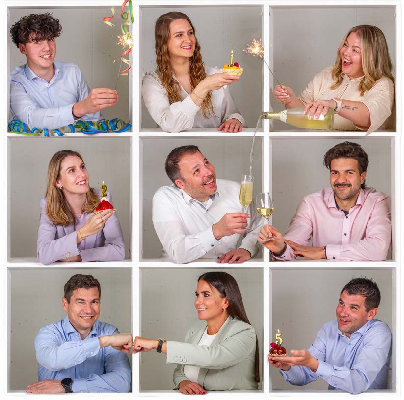125 Jahre Raiffeisen — Team portraits